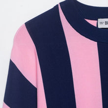 Load image into Gallery viewer, Street casual striped knitted sweatshirt
