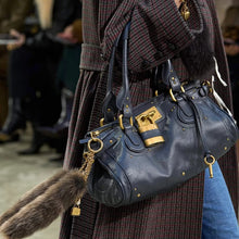 Load image into Gallery viewer, Vintage Distressed Padlock Bag Fashionable Handheld Crossbody Bag for Women
