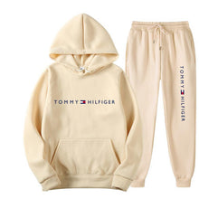 Load image into Gallery viewer, Men's Casual Printed Fleece Lined Hoodie and Sweatpants Set

