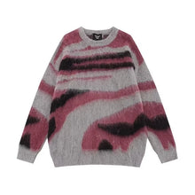 Load image into Gallery viewer, Autumn Men Striped Oversized Knitted Jumper Sweaters Hip Hop Streetwear Harajuku Fashion Couple Pullovers Knit Clothing
