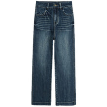 Load image into Gallery viewer, Scratch Narrow Fit Wide Leg Jeans Women
