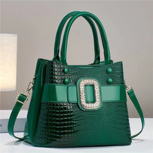 Load image into Gallery viewer, Lizard patterned single shoulder diagonal cross bag
