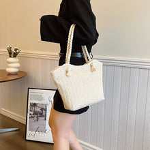 Load image into Gallery viewer, Straw Woven  Single Shoulder Tote Bag
