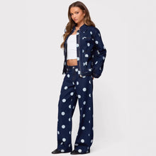 Load image into Gallery viewer, New casual and personalized dark polka dot jeans for women
