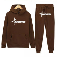 Load image into Gallery viewer, Y2K Goth Punk Rock Streetwear NOES Unisex Two-Piece Hoodie Set
