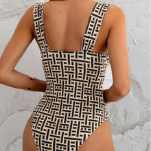 Charger l'image dans la galerie, Striped Printed One-Piece Swimsuit
