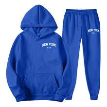 Load image into Gallery viewer, Men's Hoodie Set Solid Color Two-Piece
