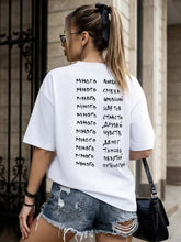 Load image into Gallery viewer, Round neck loose short sleeved top
