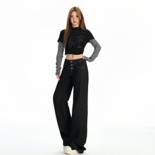 Load image into Gallery viewer, Low Waist Short Rise Straight Leg Jeans Women
