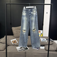 Load image into Gallery viewer, Casual Ripped Denim Jeans for Women - Comfortable and Stylish Everyday Wear
