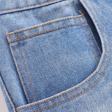Load image into Gallery viewer, Vintage distressed long jeans for women
