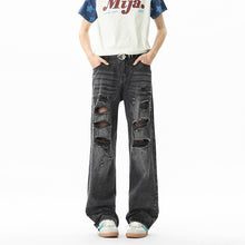 Load image into Gallery viewer, Distressed ripped jeans

