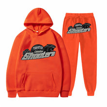 Load image into Gallery viewer, Men's Printed Loose Hooded Two-Piece Sweatshirt Set
