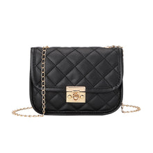 Load image into Gallery viewer, Small square bag embroidered diamond grid women's bag
