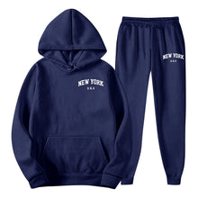 Load image into Gallery viewer, Men's Hoodie Set Solid Color Two-Piece
