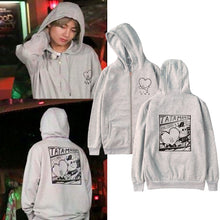 Load image into Gallery viewer, BTS Kpop Love Yourself Zipper Hoodies Sweatshirt Women/Men BTS V jimin Hooded Women/men Streetwear
