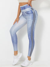 Load image into Gallery viewer, Barbie Denim Peach Yoga Pants-Slim Fitness Leggings
