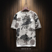 Load image into Gallery viewer, Brand Clothing spring Men design Tshirt short Sleeve Tactical Camouflage T-shirt  masculina tshirt Military broken T shirt
