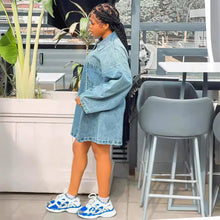 Load image into Gallery viewer, Women's Western Style Casual Loose Denim Dress

