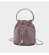Load image into Gallery viewer, Diamond bucket bag for women
