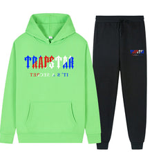 Load image into Gallery viewer, Graphic Print Hoodie and Pants Set Men Women Loose Tracksuit

