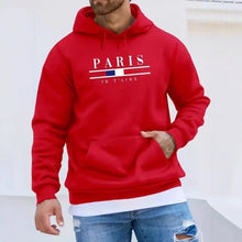 Load image into Gallery viewer, Casual Printed Long Sleeve Hoodie for Men, Loose Fit, Couple Sweatshirt
