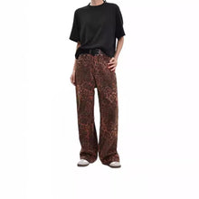 Load image into Gallery viewer, Leopard print jeans for women
