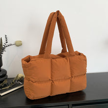 Load image into Gallery viewer, Quilted Single-Shoulder Bag Down Jacket Bag Large Capacity
