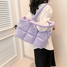 Load image into Gallery viewer, Quilted Single-Shoulder Bag Down Jacket Bag Large Capacity
