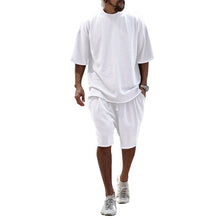 Load image into Gallery viewer, Sports suit casual loose short sleeved T-shirt shorts trendy men's clothing
