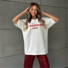 Load image into Gallery viewer, Letter Printed Round Neck Short Sleeve T-Shirt for Women
