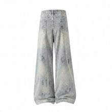 Load image into Gallery viewer, Lightweight Paint Splatter Ripped Jeans for Men

