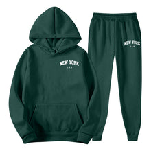 Load image into Gallery viewer, Men's Hoodie Set Solid Color Two-Piece
