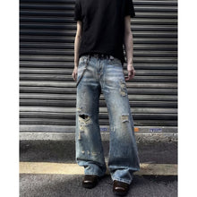 Load image into Gallery viewer, Ripped Denim Pants Lightweight Men's Cool Street Style
