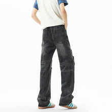 Load image into Gallery viewer, Distressed ripped jeans

