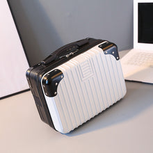 Load image into Gallery viewer, Vintage Luggage Mini Makeup Case 14-Inch Carry-On Bag
