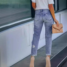 Load image into Gallery viewer, Ripped jeans for women

