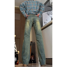 Load image into Gallery viewer, Slim Fit Straight Leg Tapered Jeans for Men
