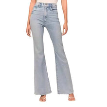 Load image into Gallery viewer, Women's flared pants new fashion light color jeans for women
