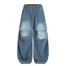 Load image into Gallery viewer, Vintage washed vintage denim jeans for women
