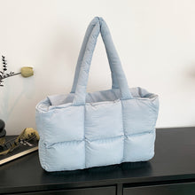 Load image into Gallery viewer, Quilted Single-Shoulder Bag Down Jacket Bag Large Capacity
