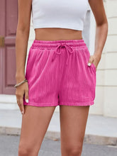 Load image into Gallery viewer, Texture Drawstring Shorts
