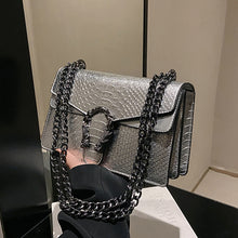 Load image into Gallery viewer, Crocodile patterned Wine God Bag
