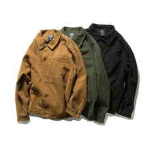 Load image into Gallery viewer, Solid color jacket for men
