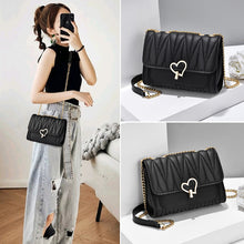 Load image into Gallery viewer, Peach Heart Lock Shoulder Bag Diagonal Cross Bag

