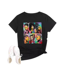 Load image into Gallery viewer, Fashion Women's Character Print Round Neck Crewneck T-shirt
