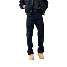 Load image into Gallery viewer, Vintage Black Flared Jeans Men Cleanfit Vibe Style Knife-Edge Pants
