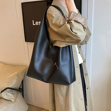 Load image into Gallery viewer, Solid color soft leather underarm bag
