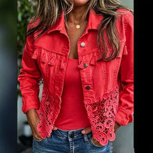 Load image into Gallery viewer, Spring Summer New Style Denim Jacket for Women Short Height Friendly
