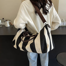 Load image into Gallery viewer, Fashionable Versatile Stripe Design Shoulder Handbag For Women

